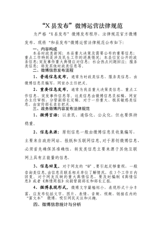 “XX发布”微博发布流程