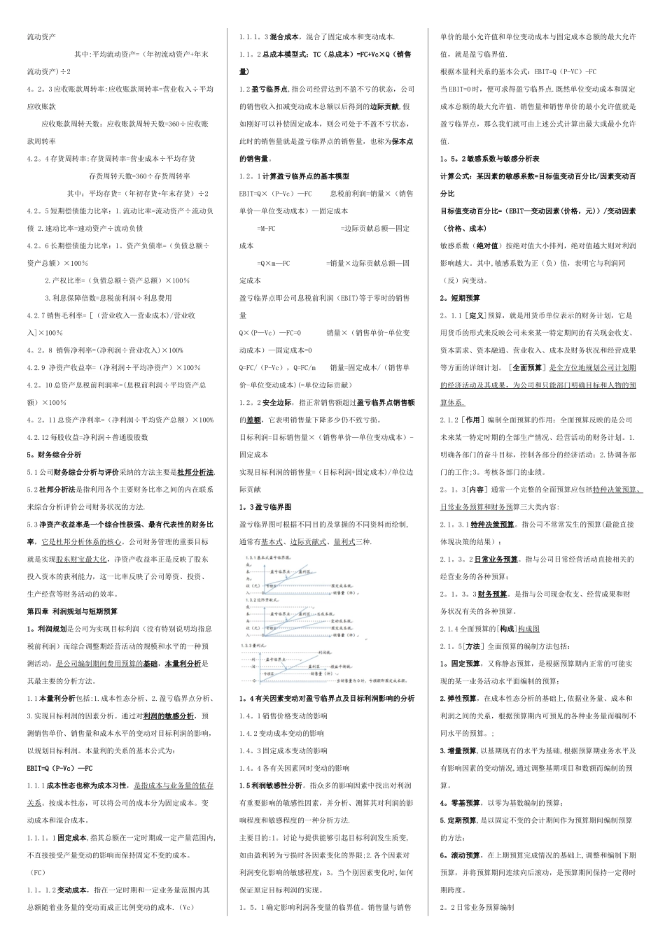 《00067财务管理学》复习资料-压缩版_第2页