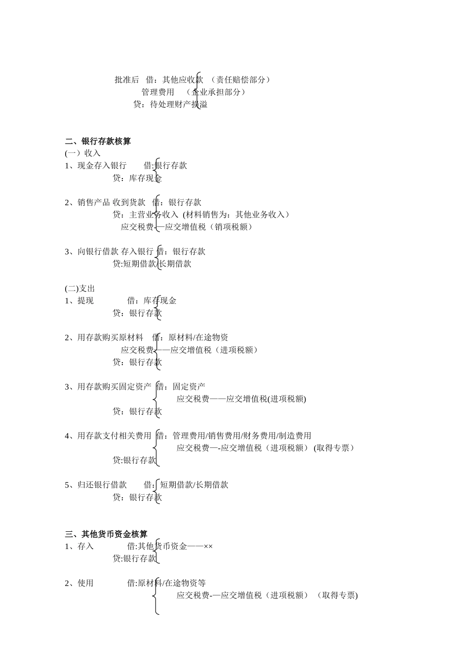 《会计基础》会计分录汇总_第2页