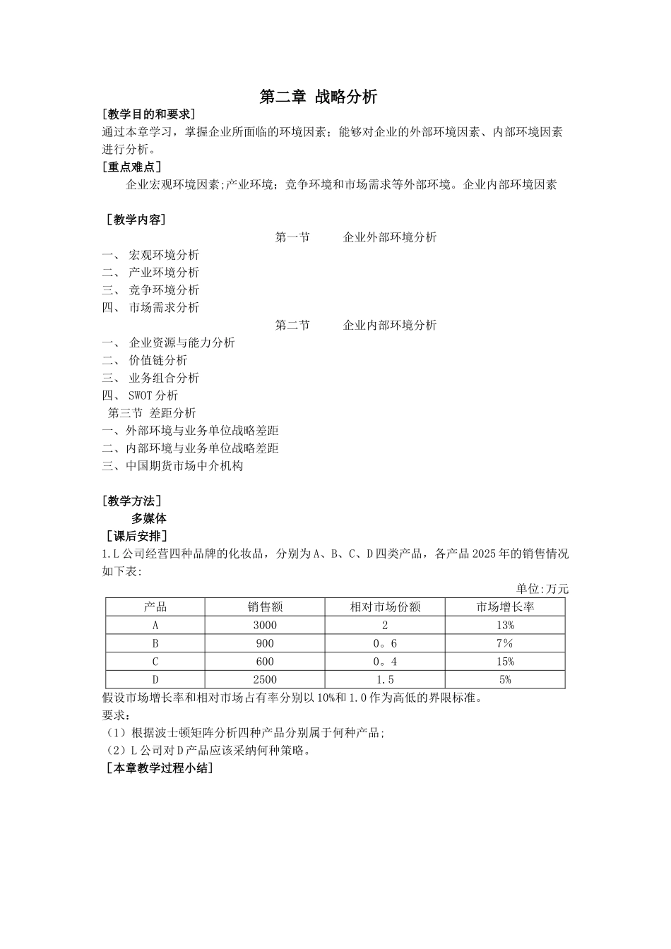 《公司战略与风险管理》教学大纲-李慧_第3页