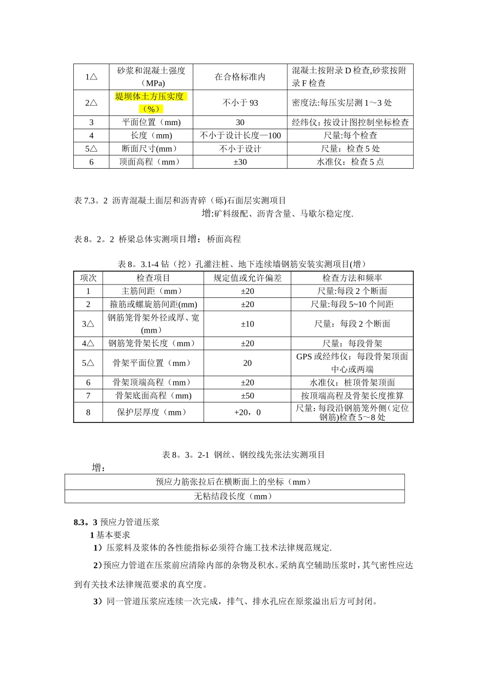 《公路工程质量检验评定标准》应修订的内容_第3页