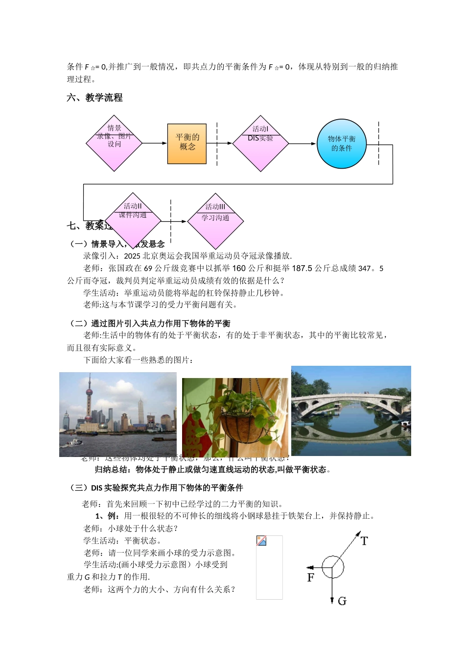 《共点力作用下物体的平衡-》教案_第2页