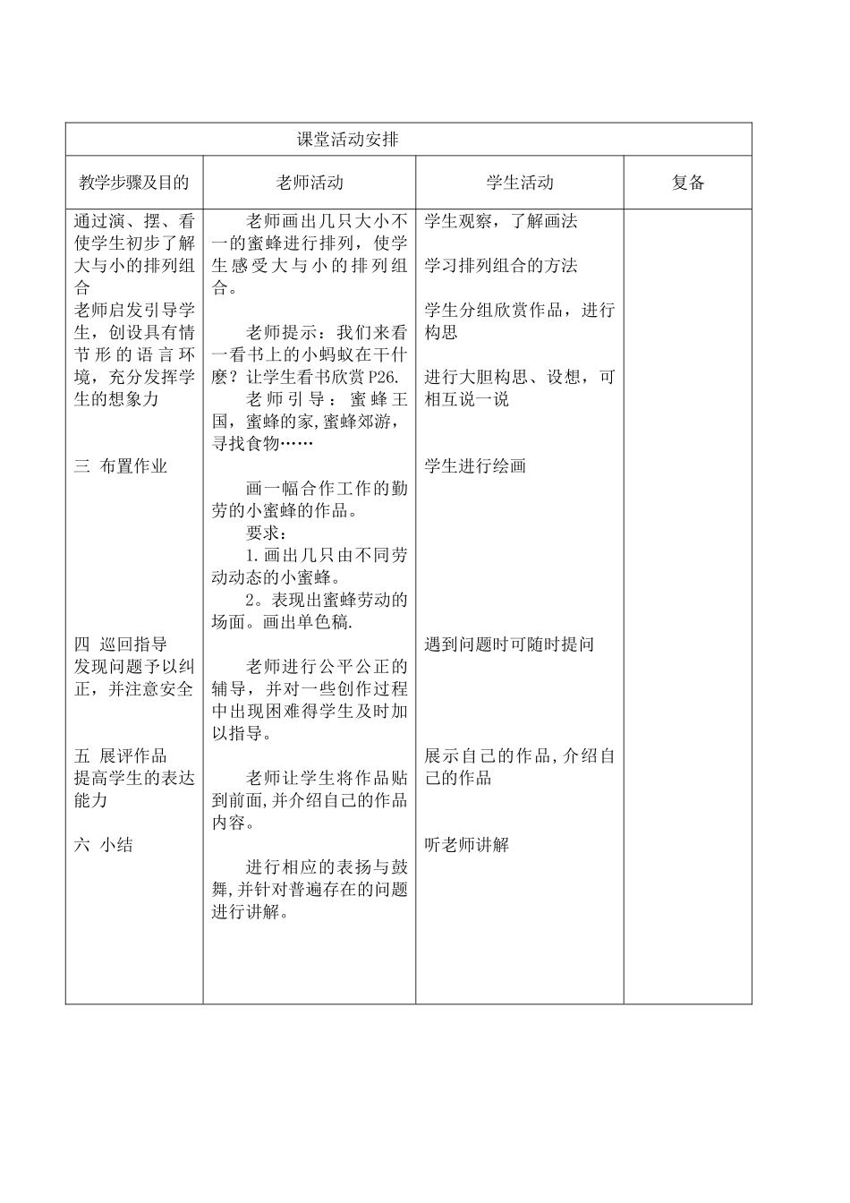 《勤劳的小蜜蜂》美术教案_第2页