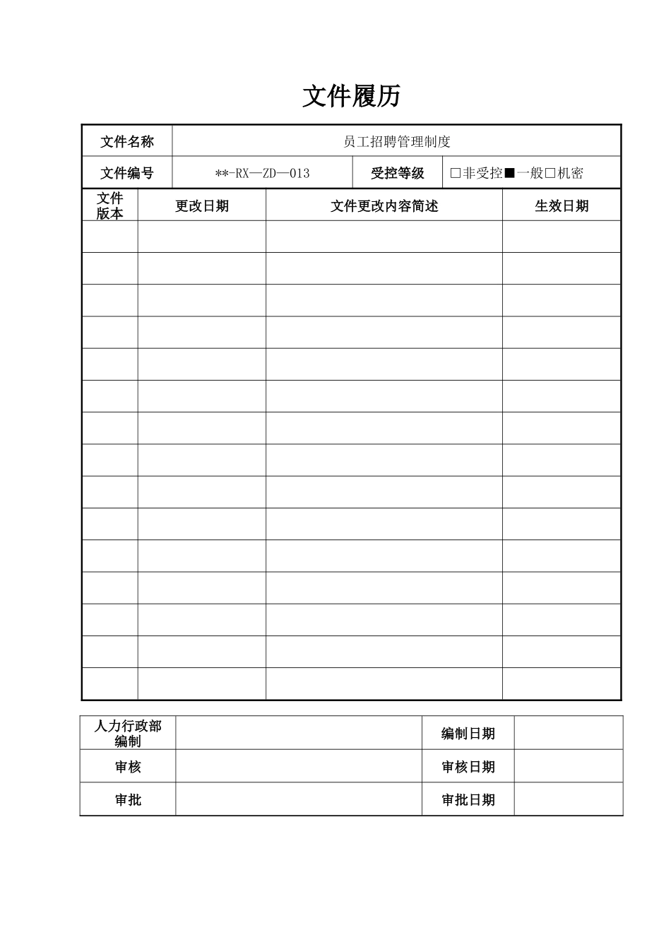 《员工招聘管理制度》_第2页