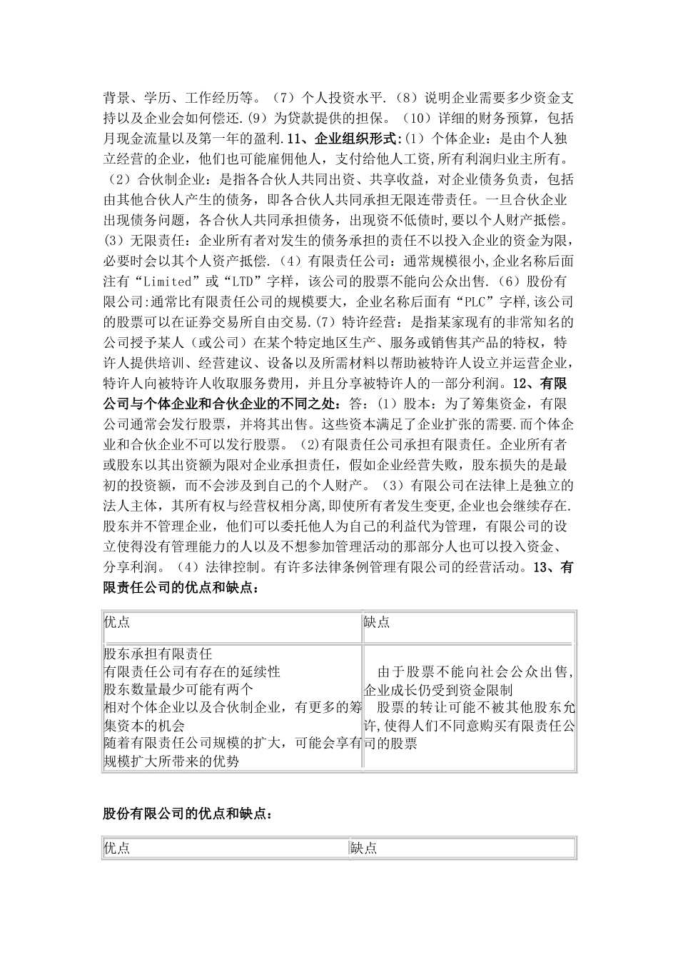 《商务管理综合应用》知识点汇总_第2页