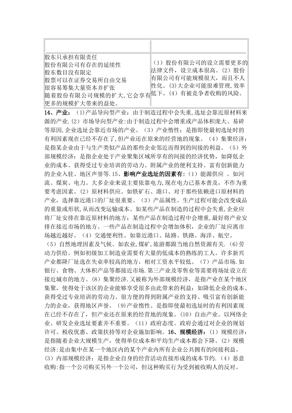 《商务管理综合应用》知识点汇总_第3页