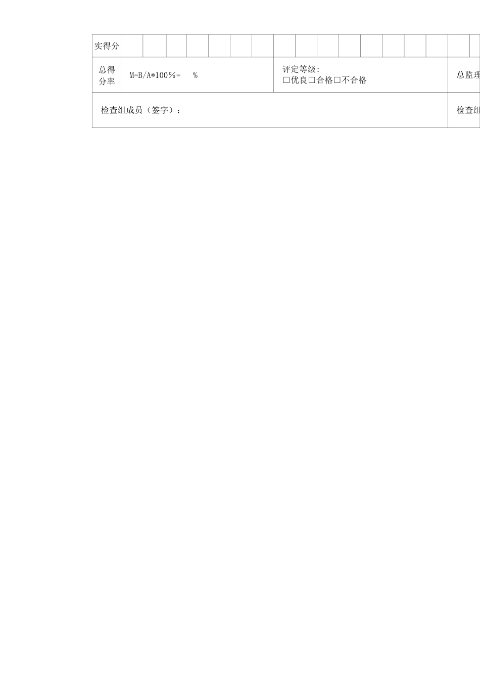 《四川省建设工程项目监理工作质量检查标准》DBJ51T060-2025附录A附录B检查评分表_第2页