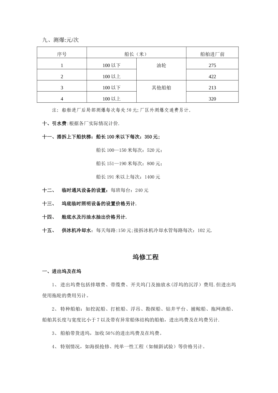 《国内民用船舶修理价格表》92黄本_第3页