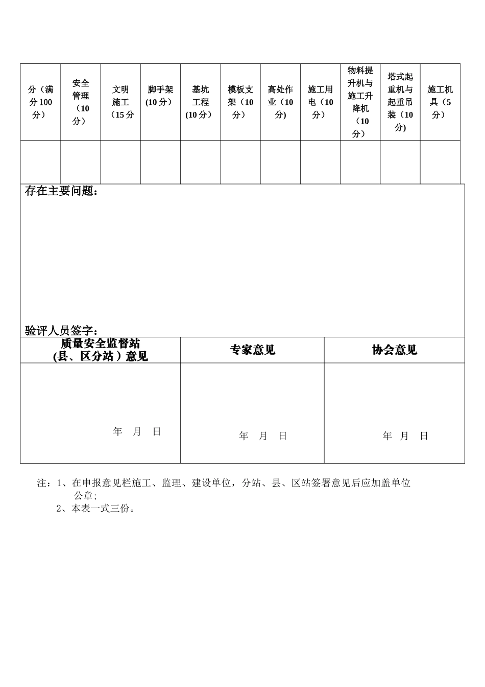 《安全生产标准化示范工地》申报表_第3页