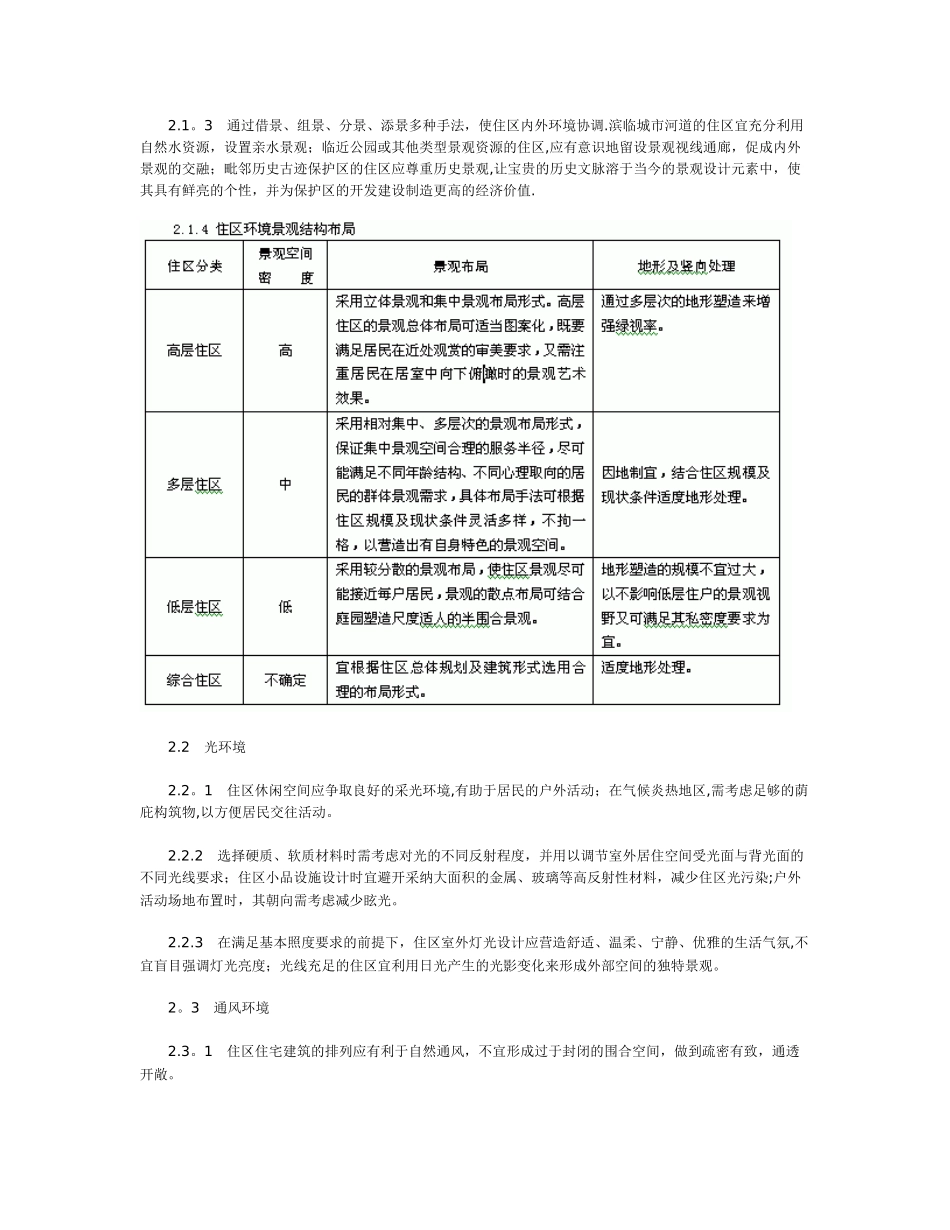 《居住区环境景观设计导则》_第2页
