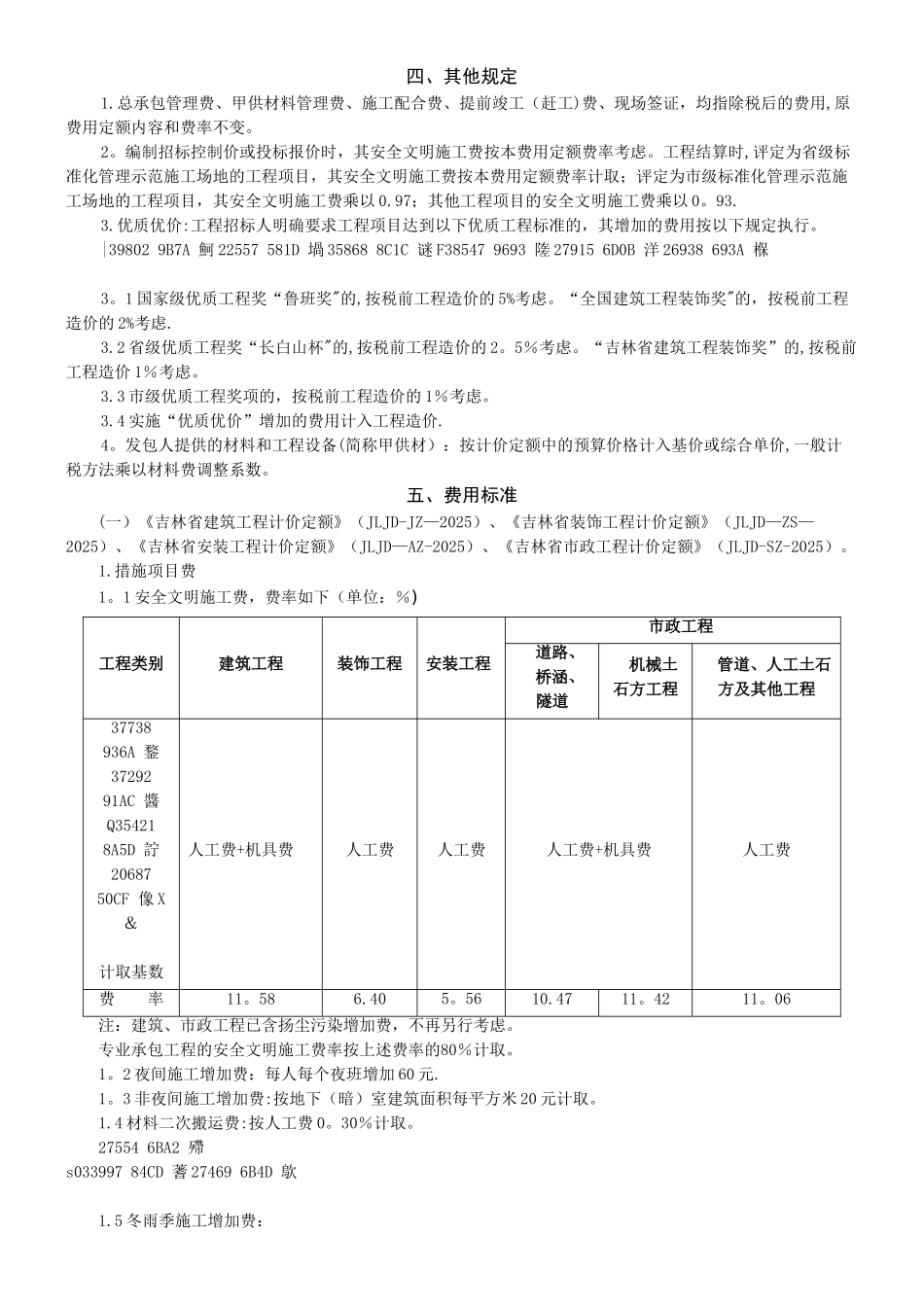 《建筑业营改增吉林省建设工程费用定额》_第3页