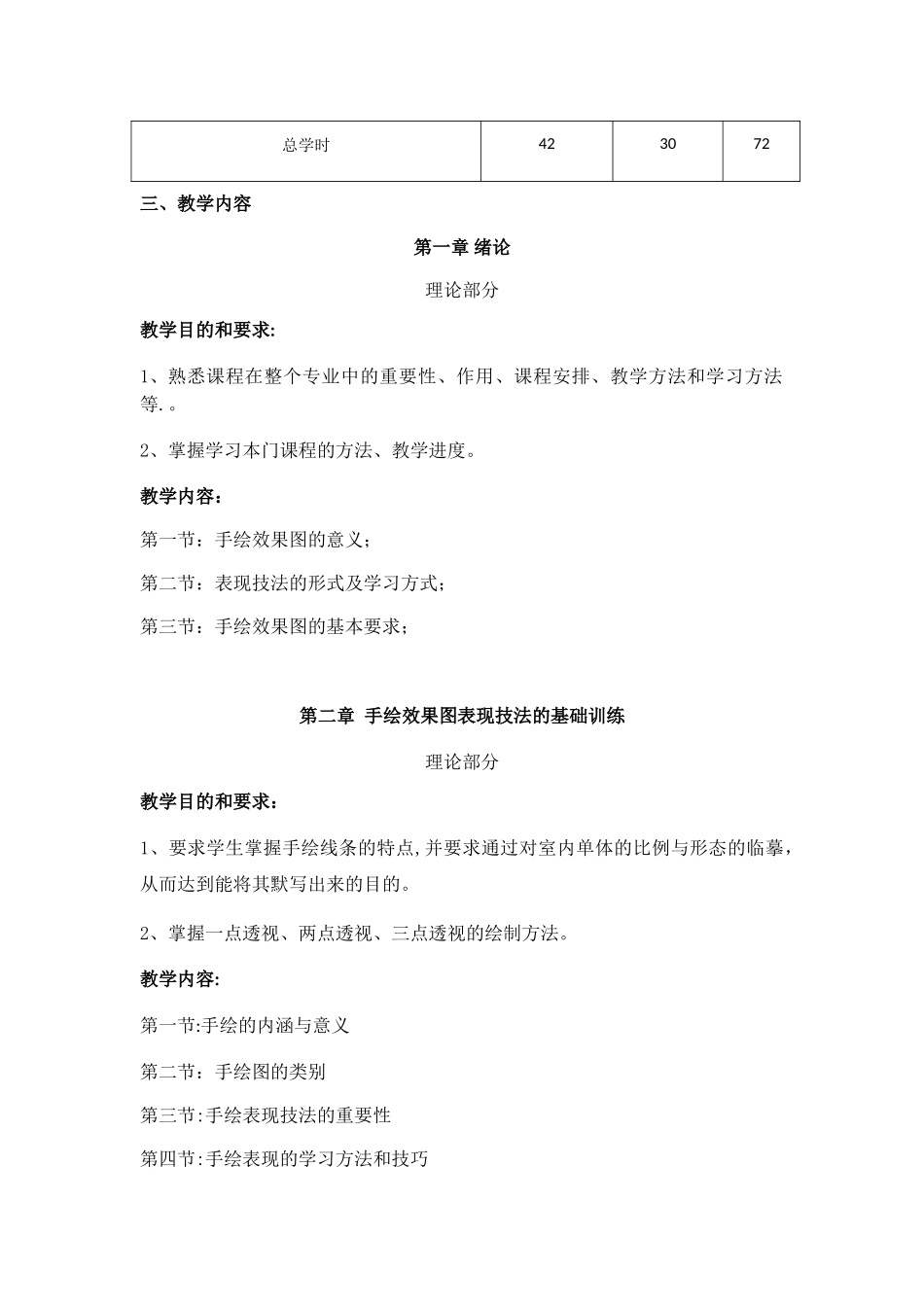 《建筑设计手绘》课程教学大纲_第2页