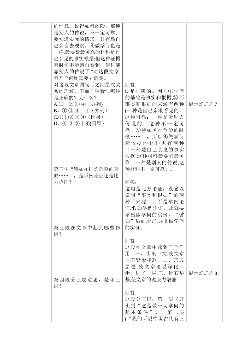 《怀疑与学问》教学设计_第3页