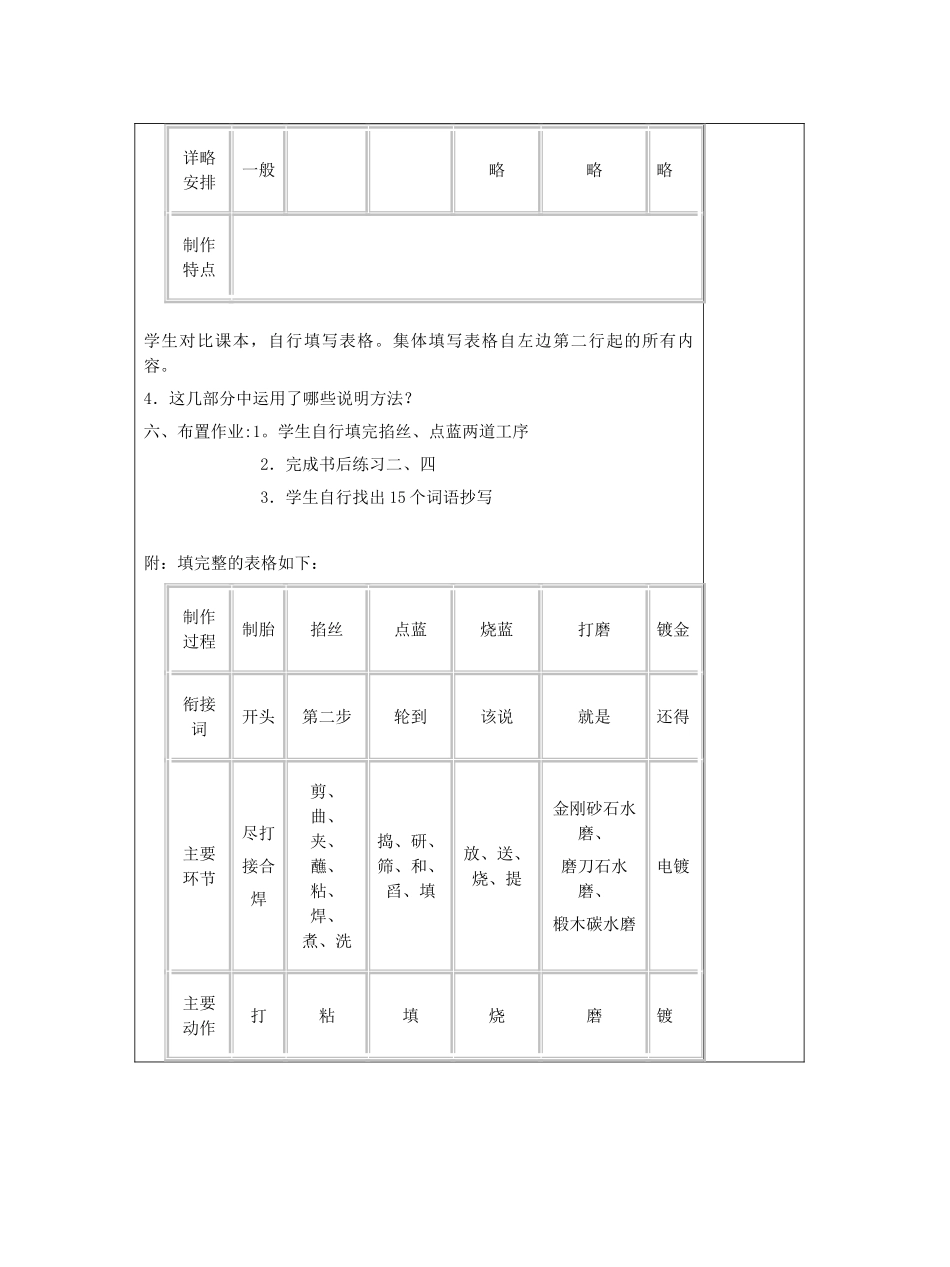 《景泰蓝的制作》教案_第3页