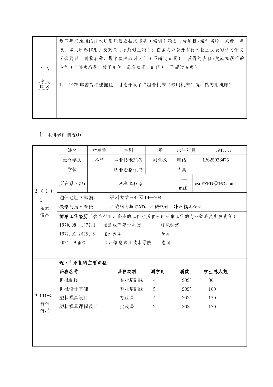 《机械制图》精品课程申报表_第3页