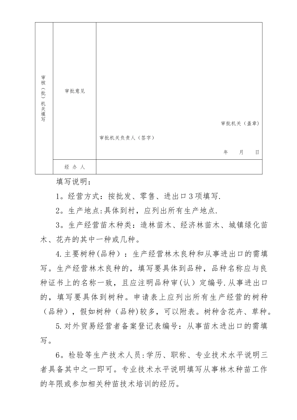 《林木种子生产经营许可证》申请表_第2页