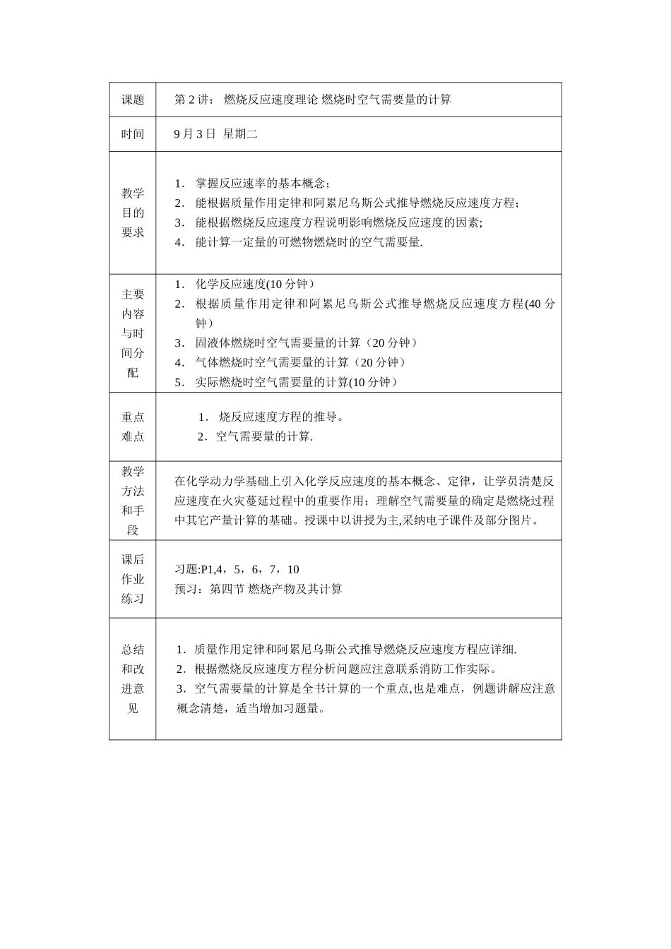 《消防燃烧学》教案_第3页