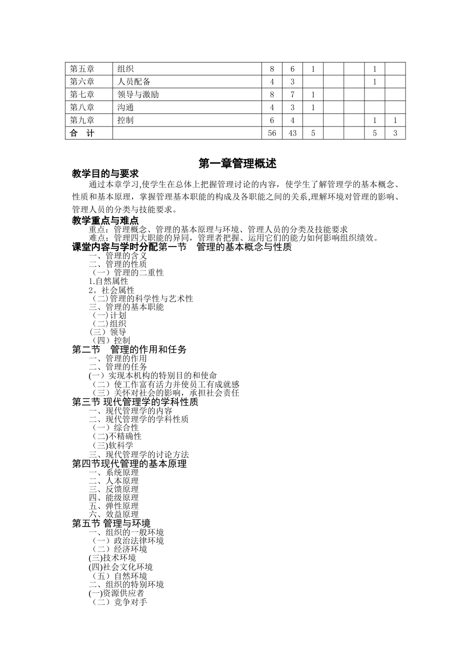 《现代管理学》教学大纲鲍升华_第2页