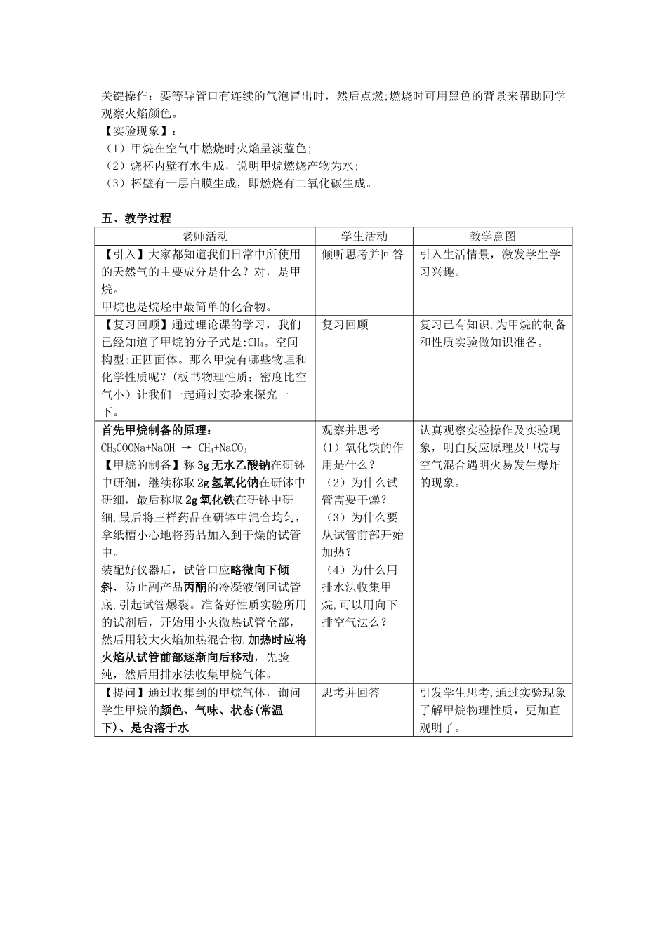 《甲烷的制备及性质实验》_第2页