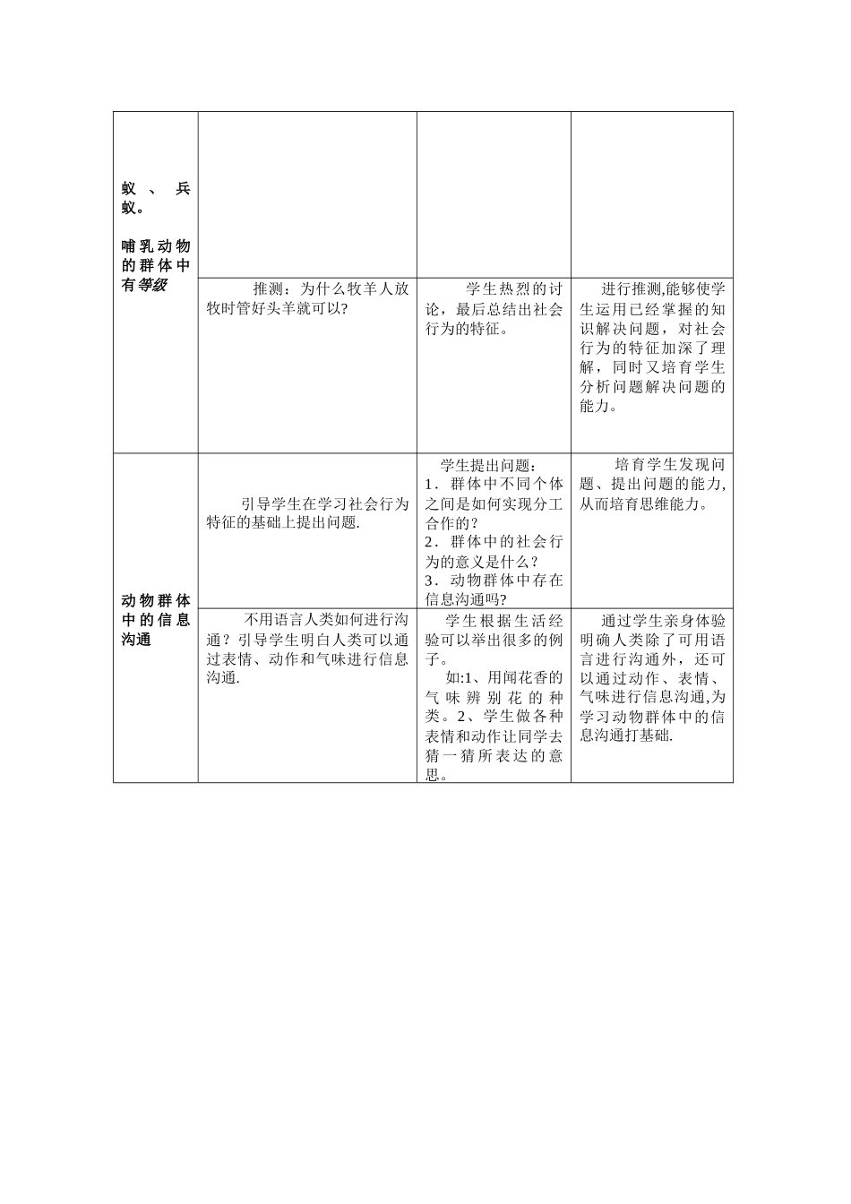 《社会行为》教学设计方案_第3页