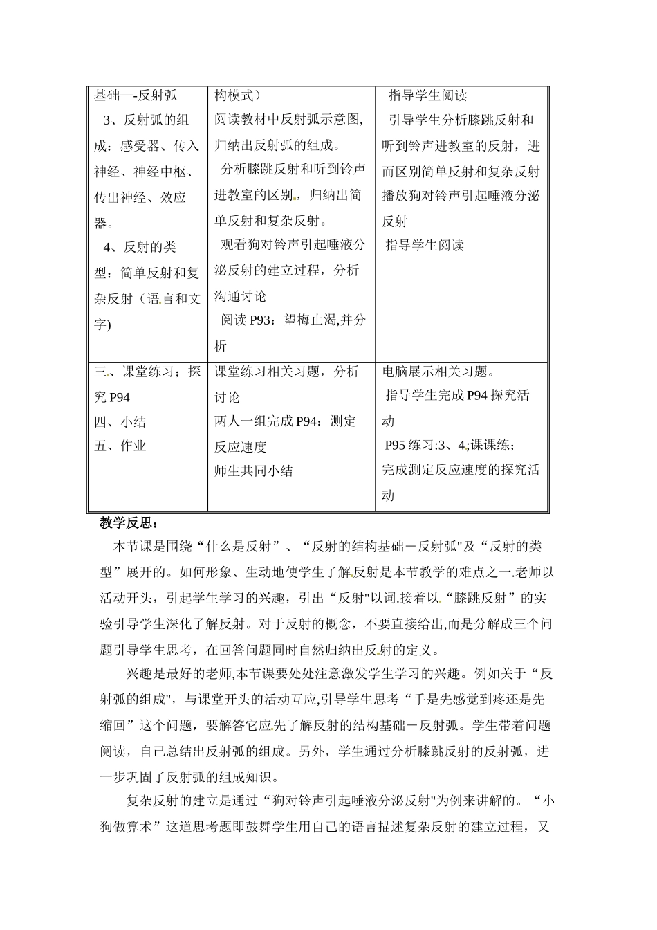 《神经调节的基本方式》教案_第2页