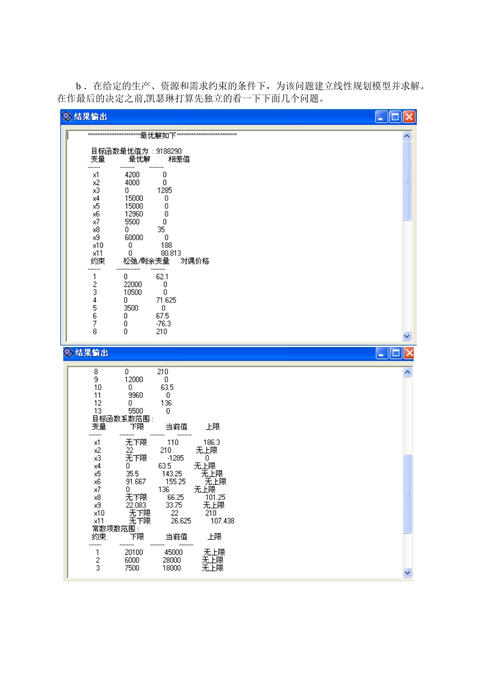 《管理运筹学》案例分析报告_第3页
