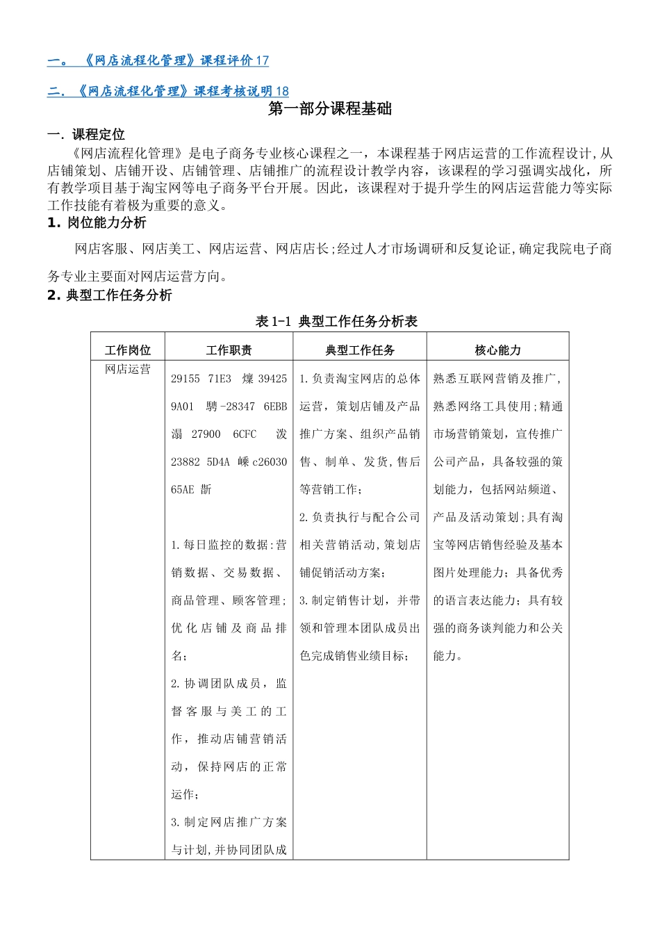 《网店流程化管理》课程标准-钟舸_第2页