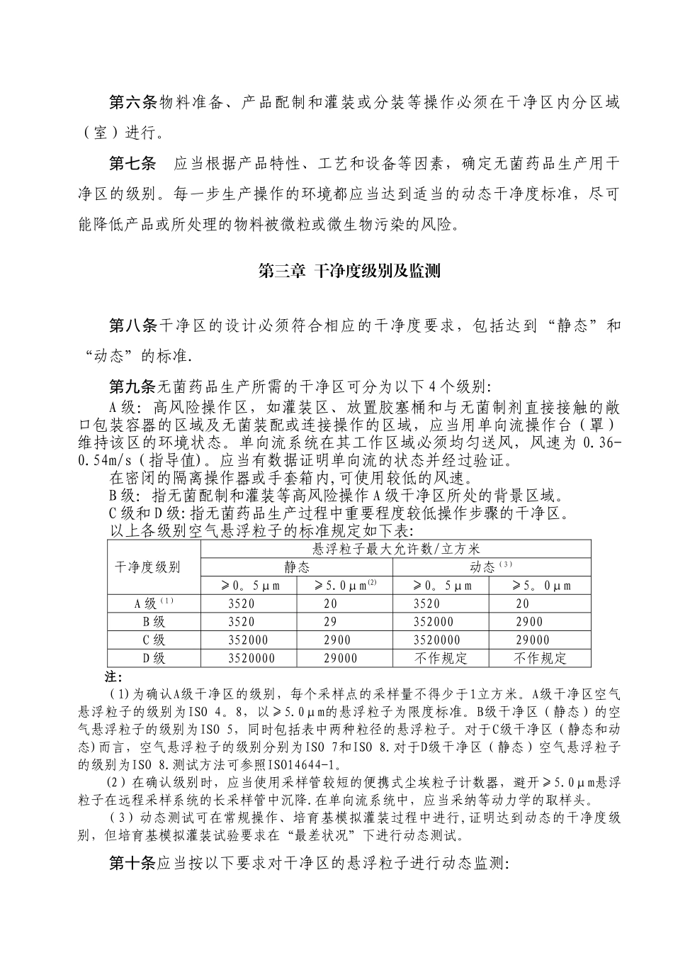 《药品生产质量管理规范》附录_第3页