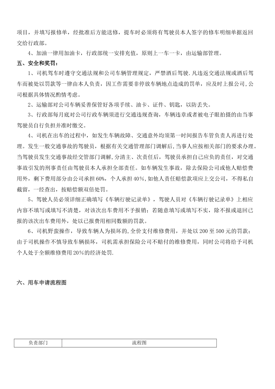 《行政车辆使用管理制度》_第2页
