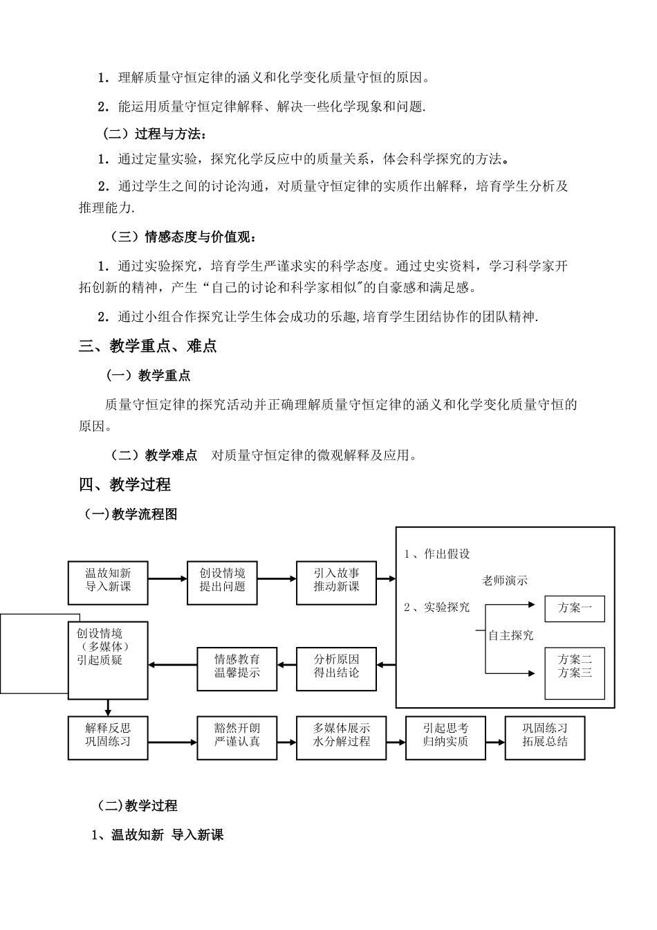 《质量守恒定律》教学设计_第2页