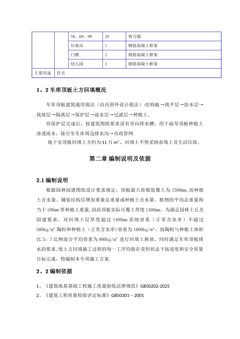 《车库顶板土方回填施工方案》_第3页