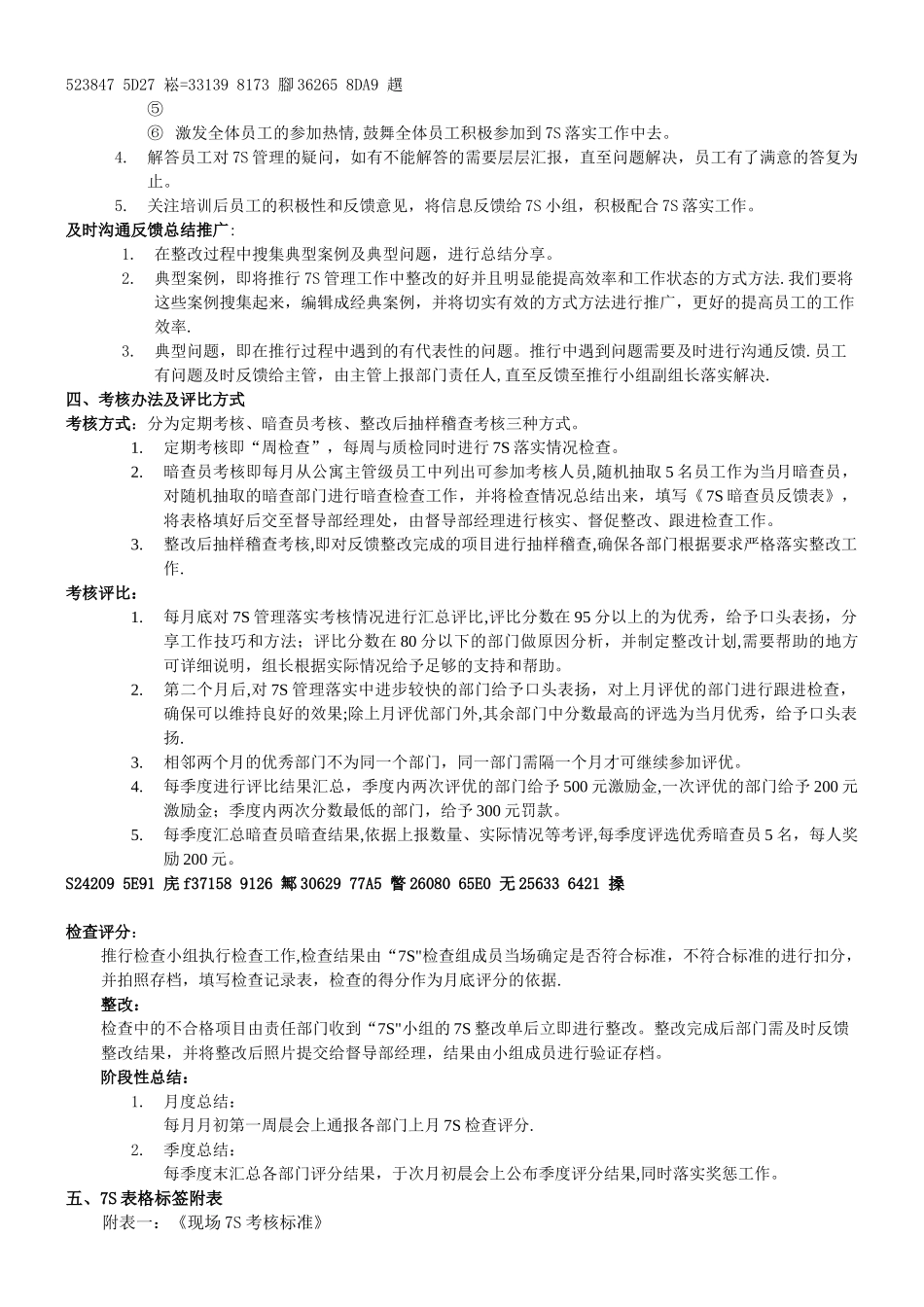 《酒店式服务公寓7S管理办法》_第3页