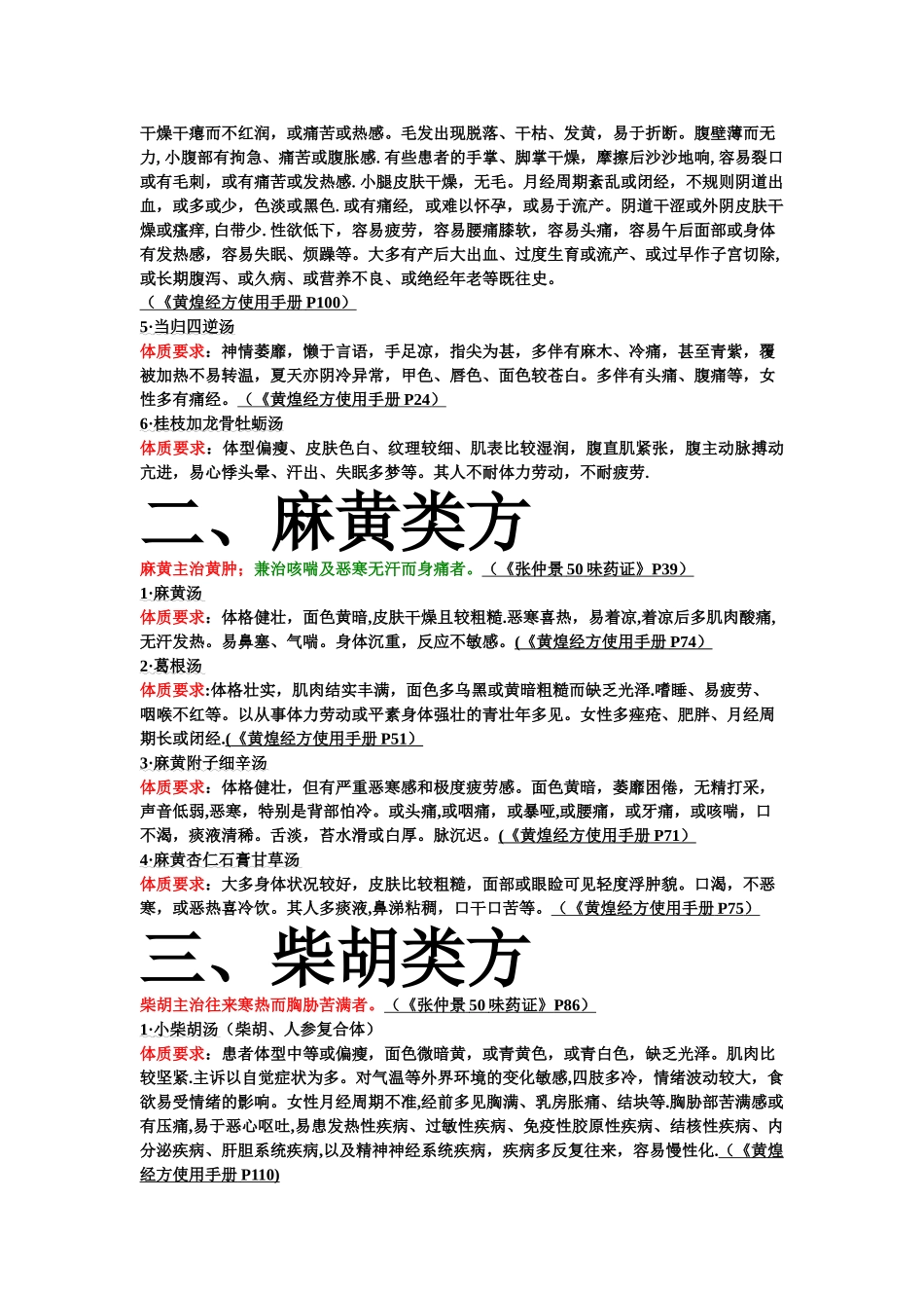 《黄煌经方使用手册》精简背诵版_第2页