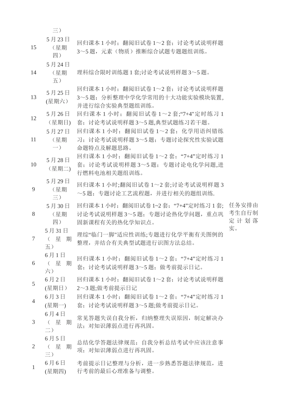 一个月倒计时计划表_第2页