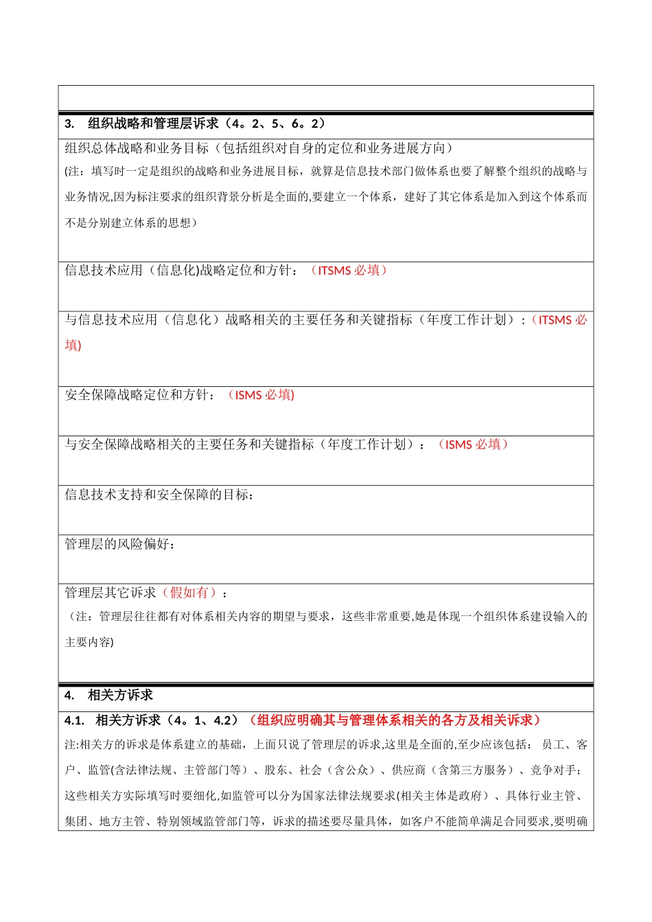 一体化认证自评价信息收集表试行_第3页