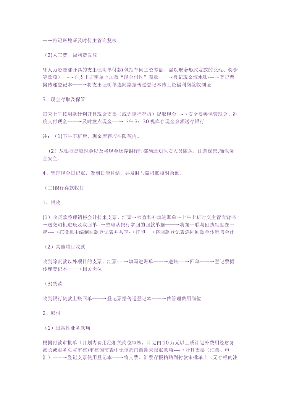 一套详细的公司财务流程_第2页