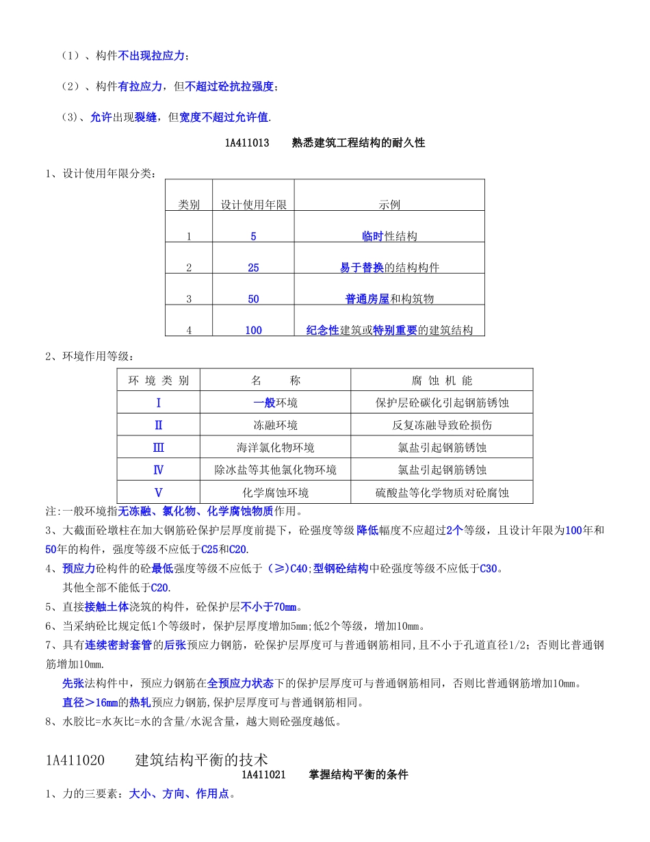 一建建筑实务重要知识点_第2页
