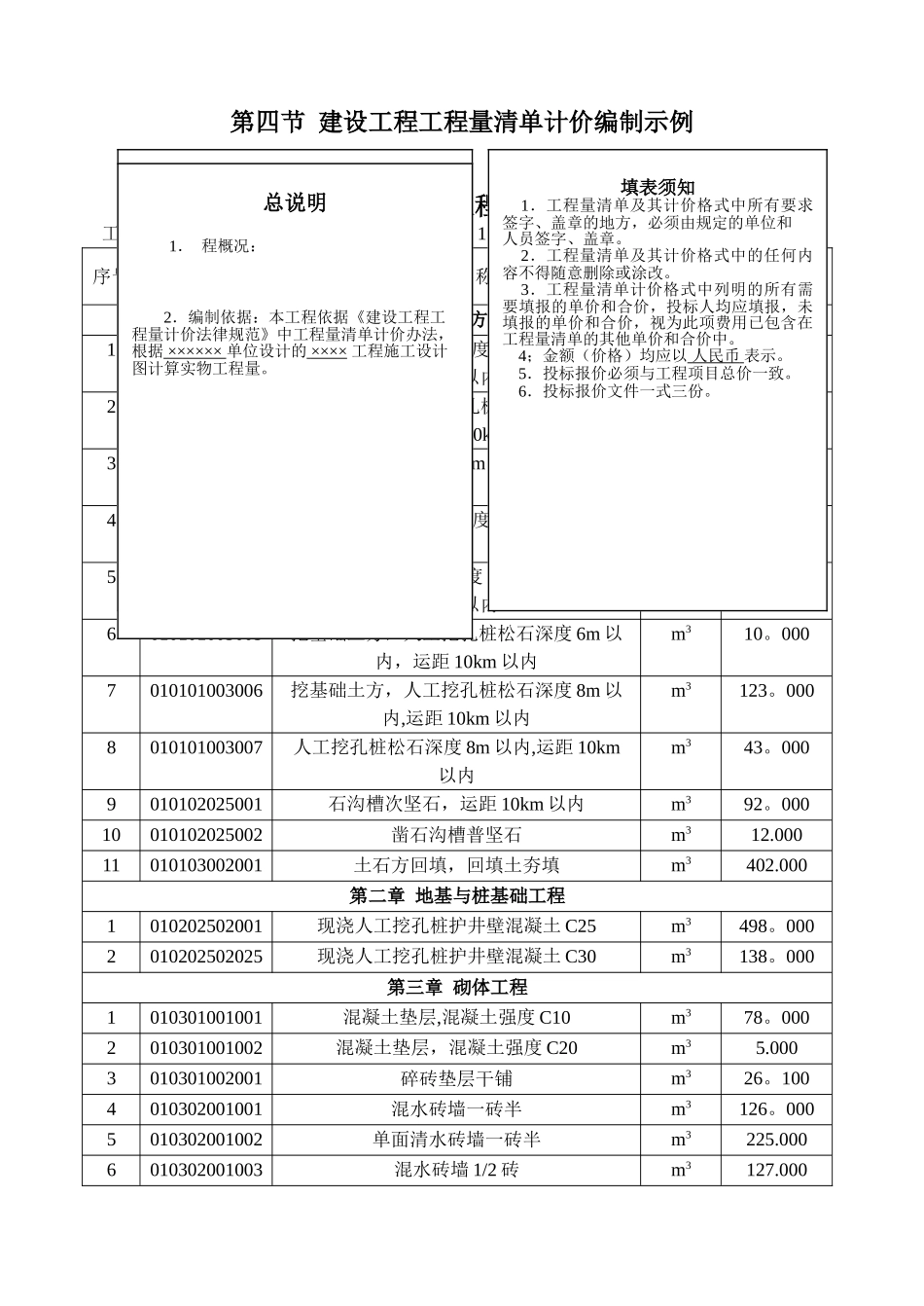 一栋公寓楼建设工程工程量清单计价编制示例_第1页