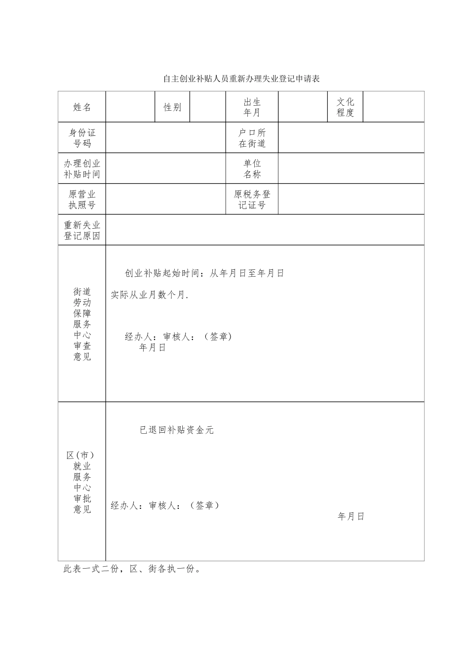 一次性创业补贴申请表_第2页