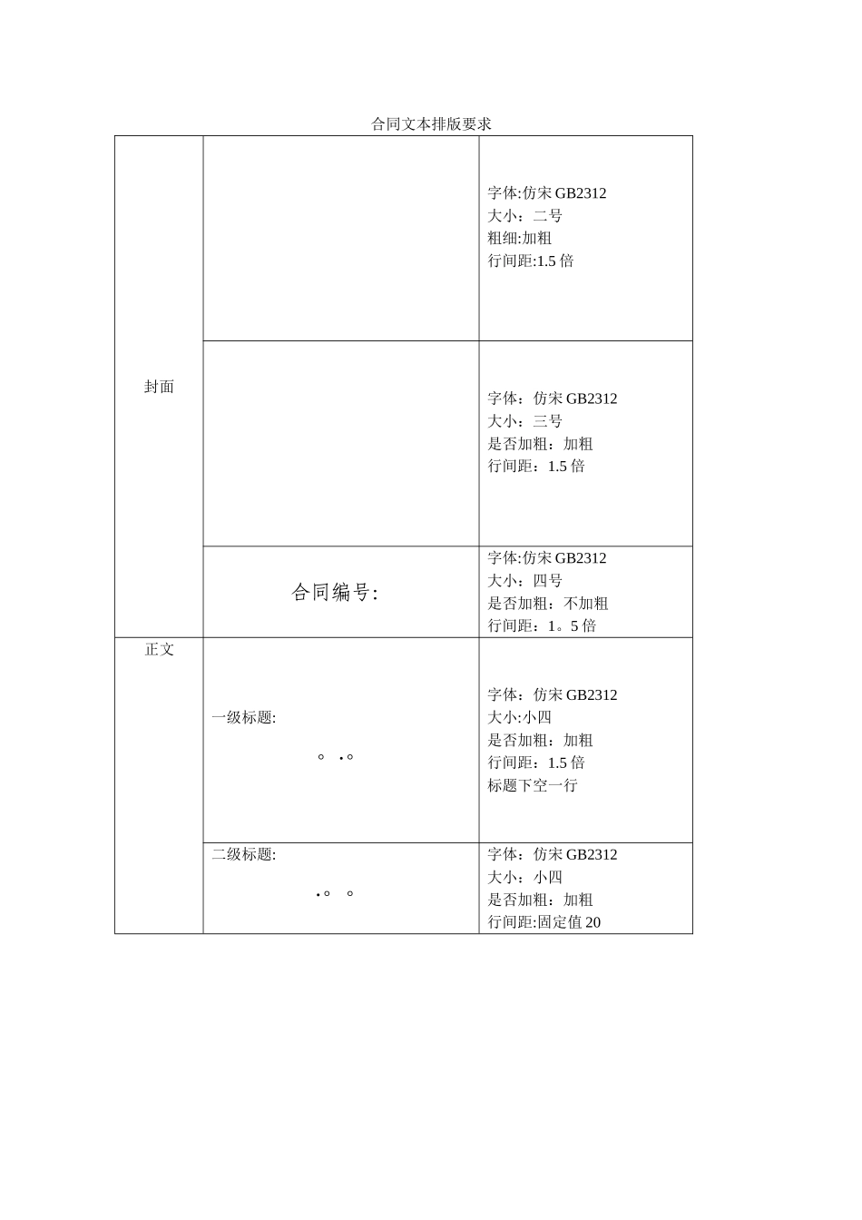 一般合同的排版要求_第1页