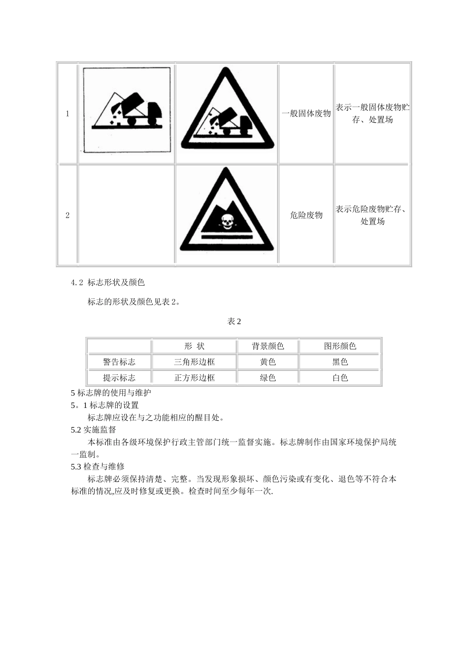 一般工业固体废物贮存场所警示标志_第2页