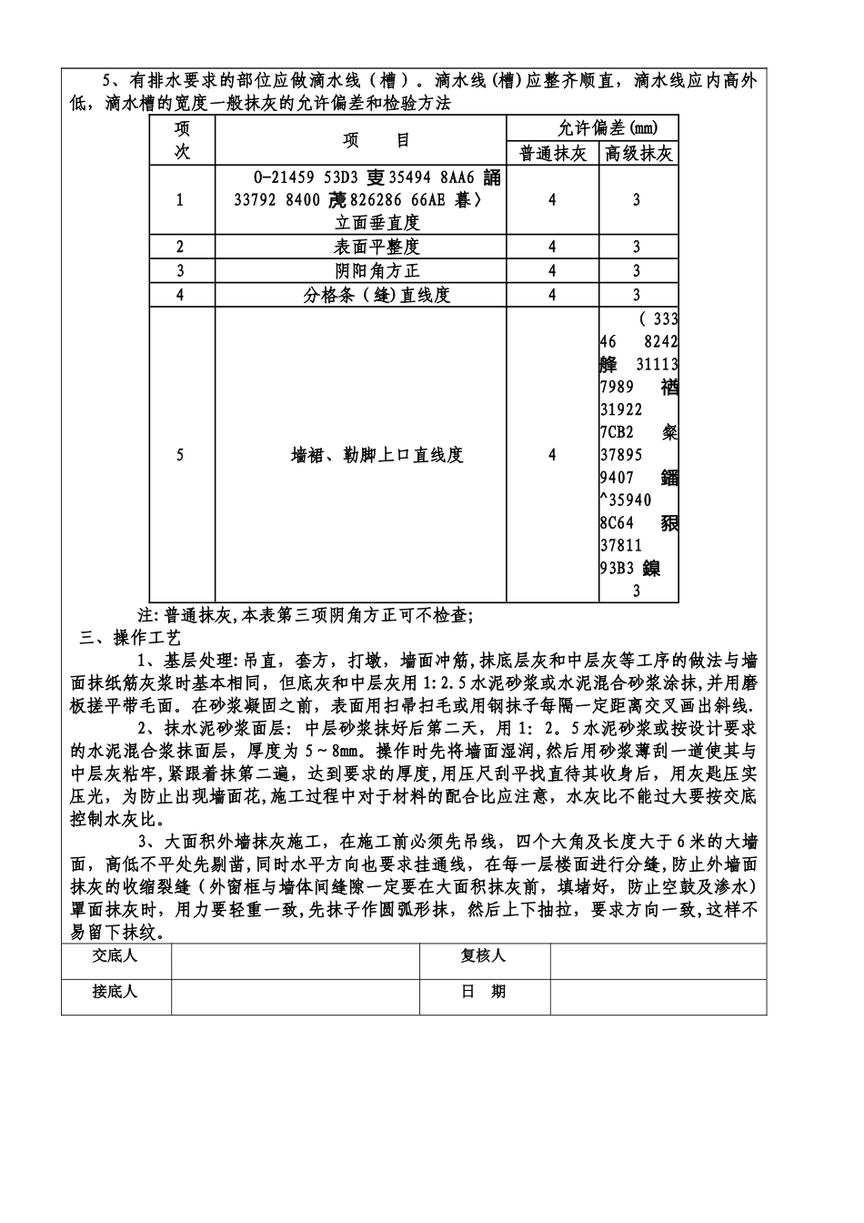 一般抹灰技术交底记录_第2页
