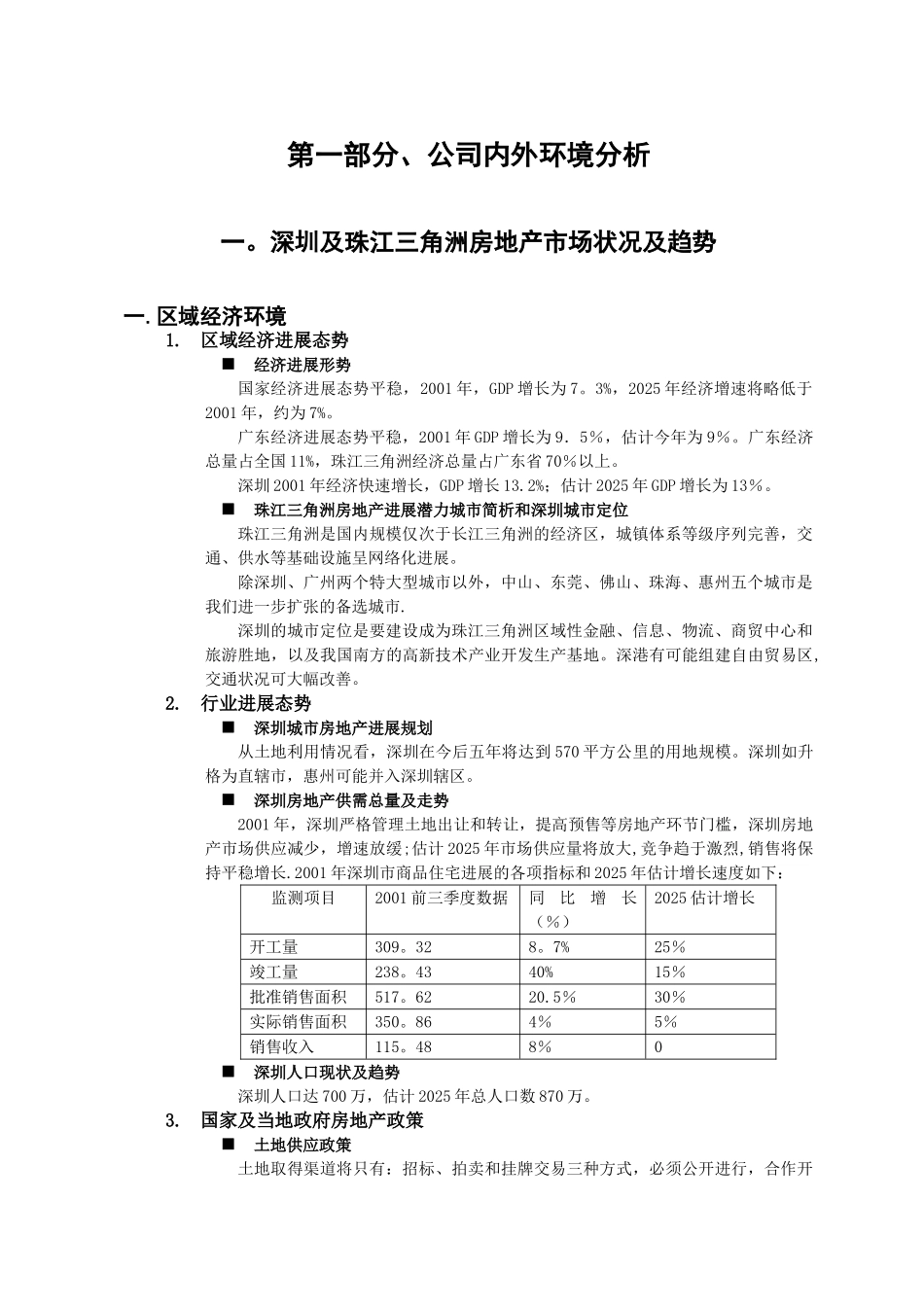 万科深圳区域公司三年经营计划21P_第3页