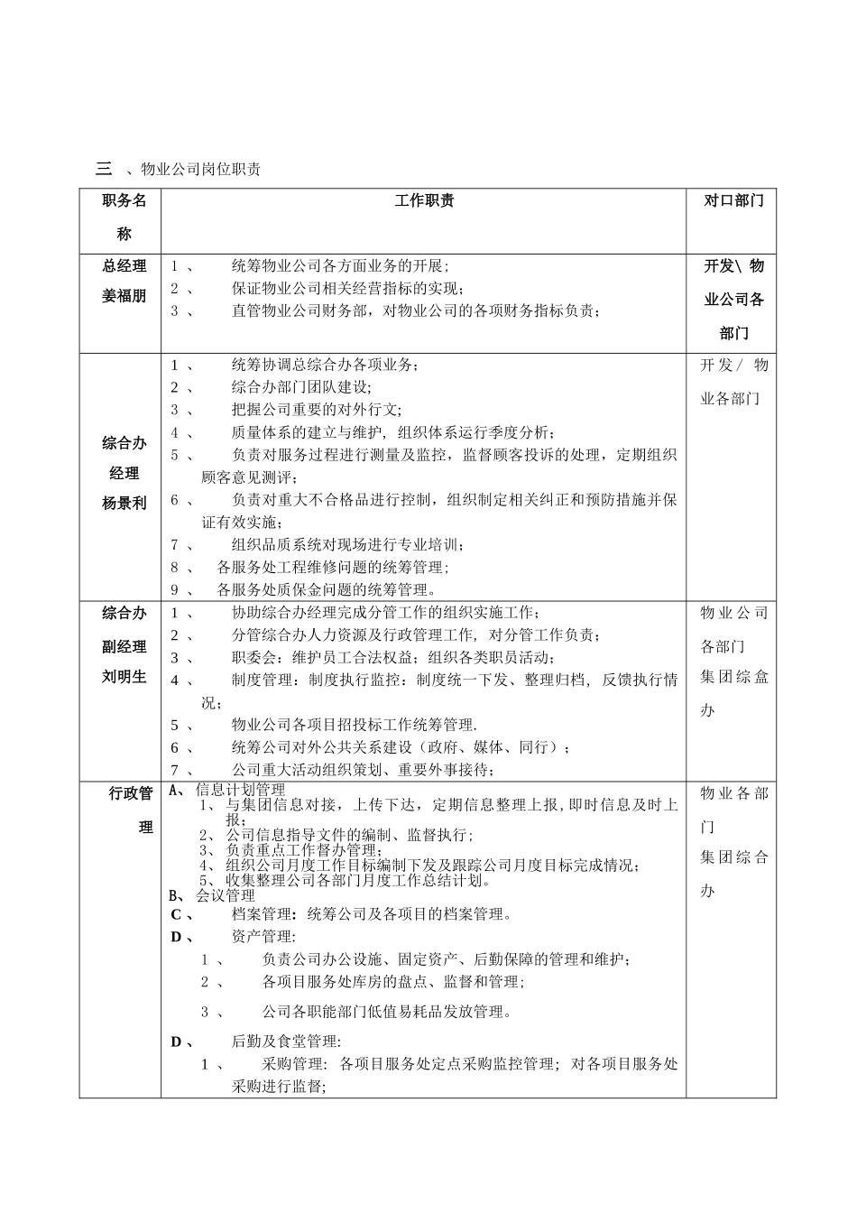 万科物业公司组织架构30818_第2页