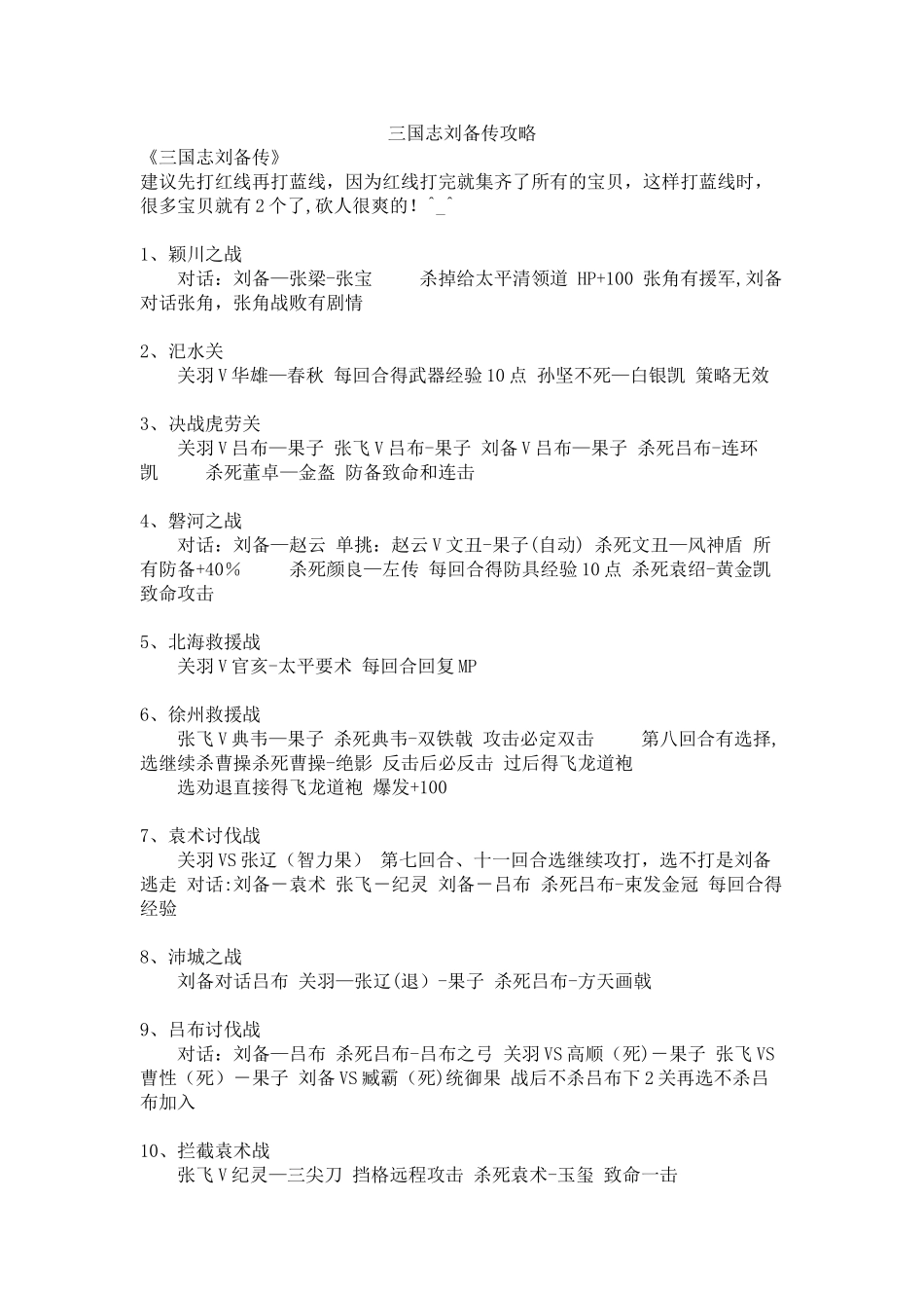 三国志刘备传攻略_第1页