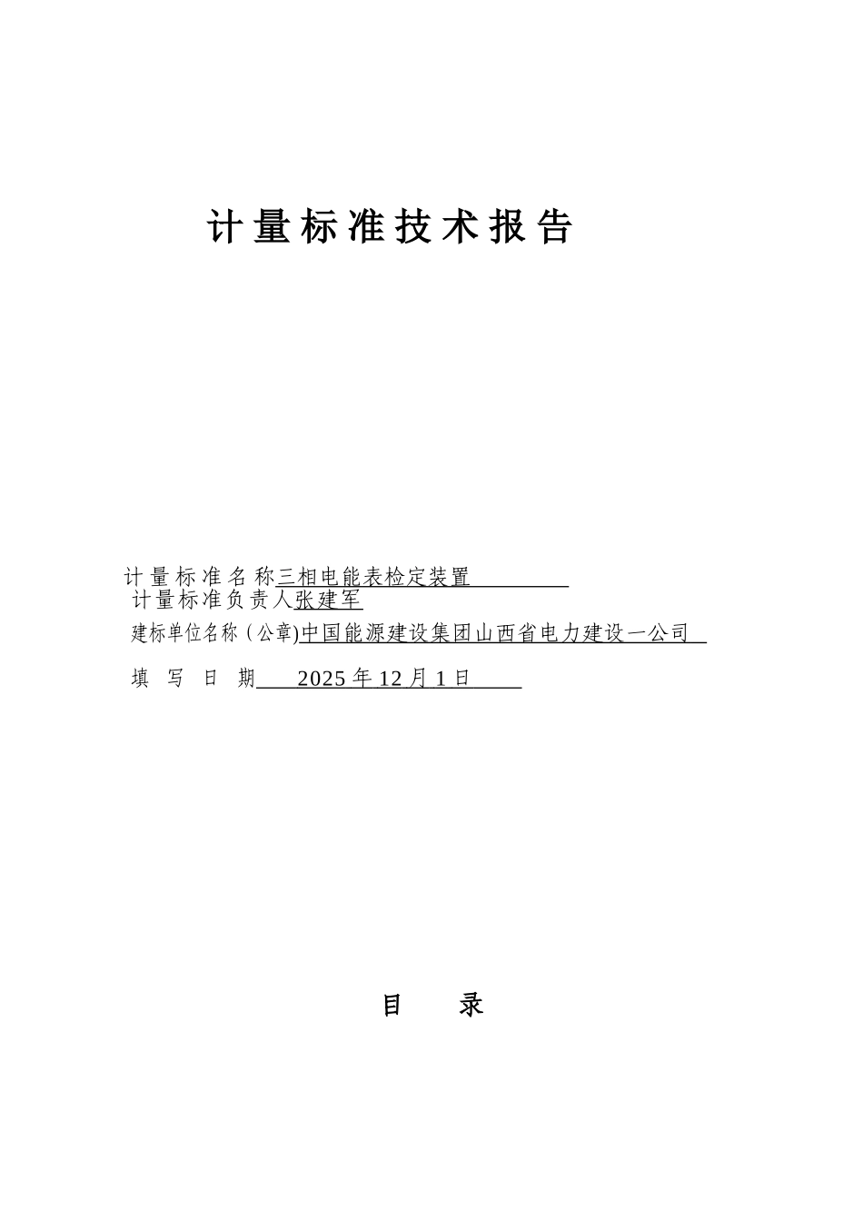 三相电能表检定装置技术报告_第1页