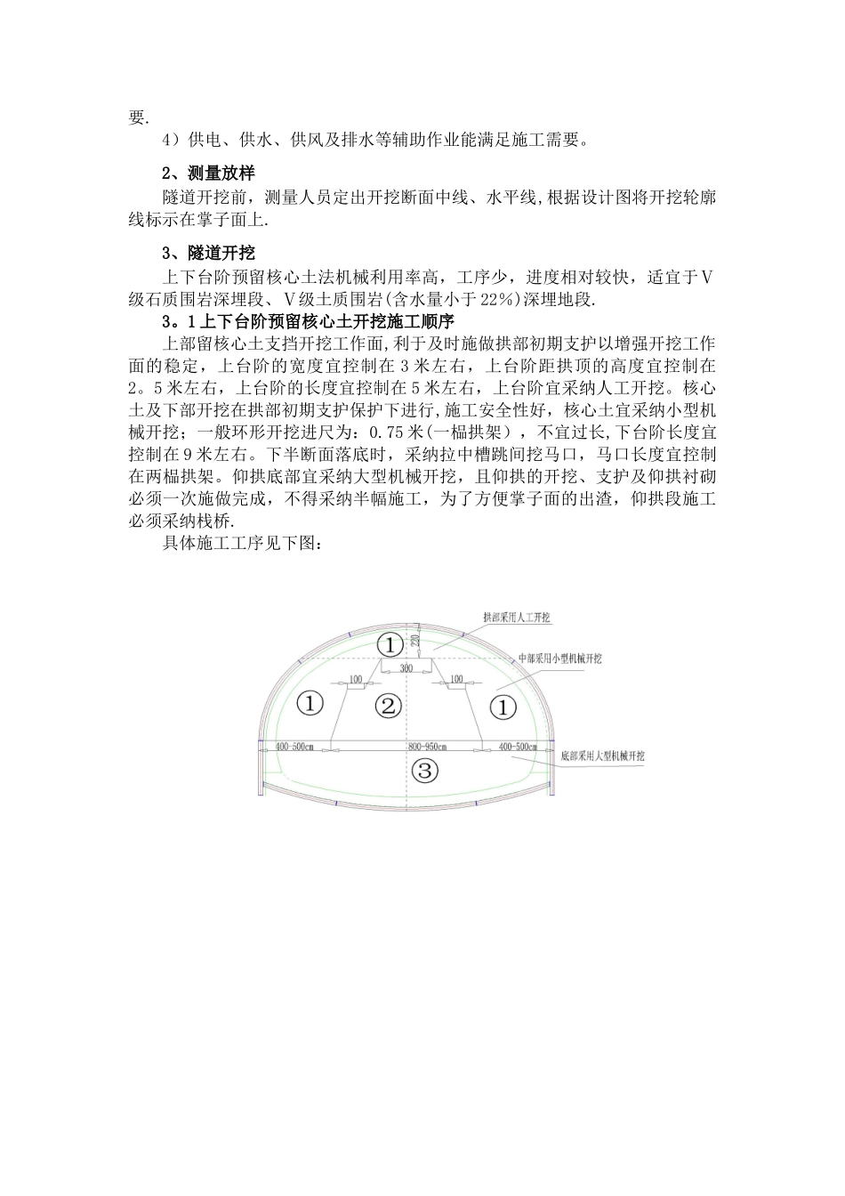 上下台阶法开挖专项施工方案_第2页