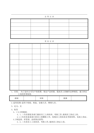 上岗证发放管理办法V1.0