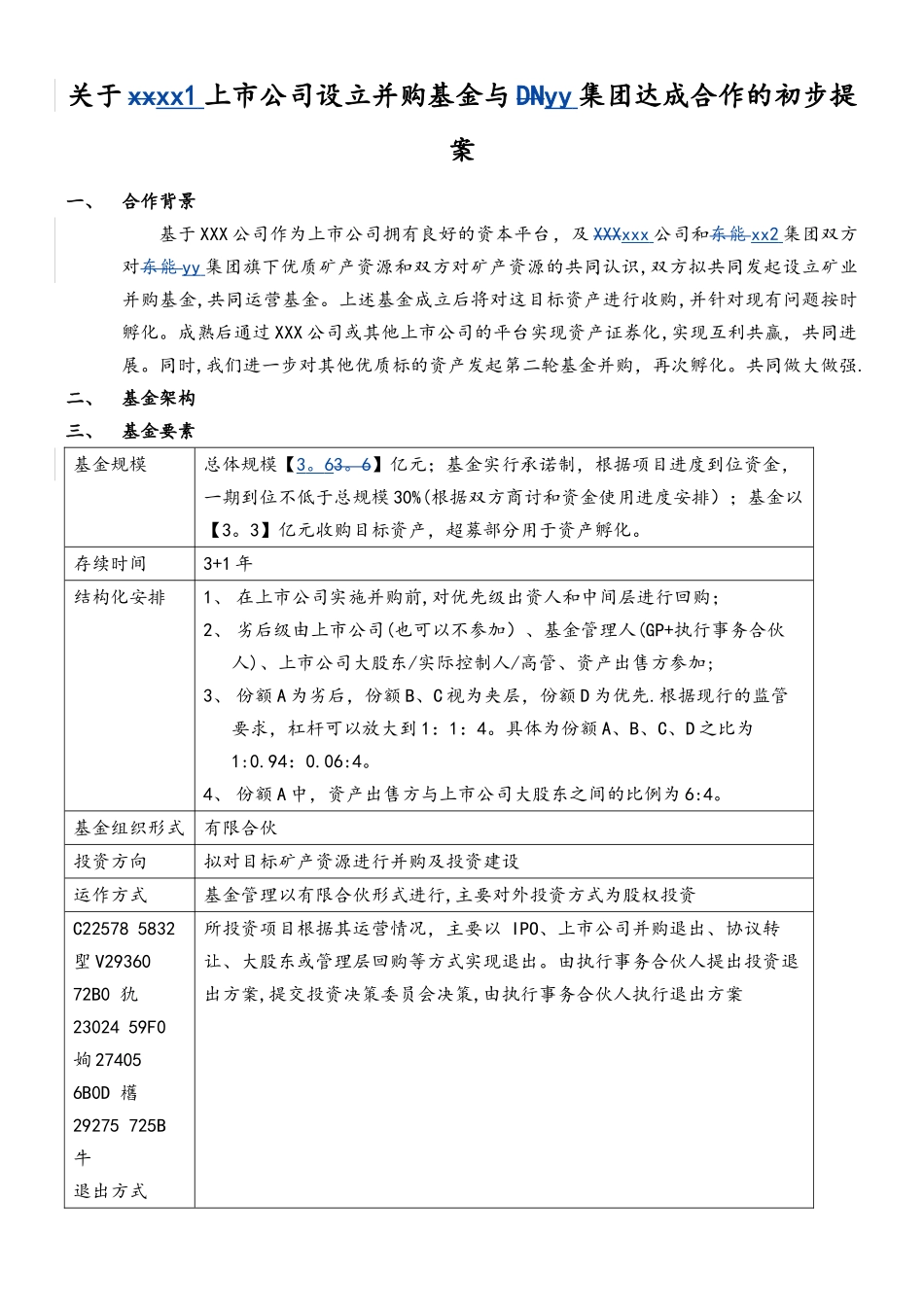 上市公司并购基金方案_第1页