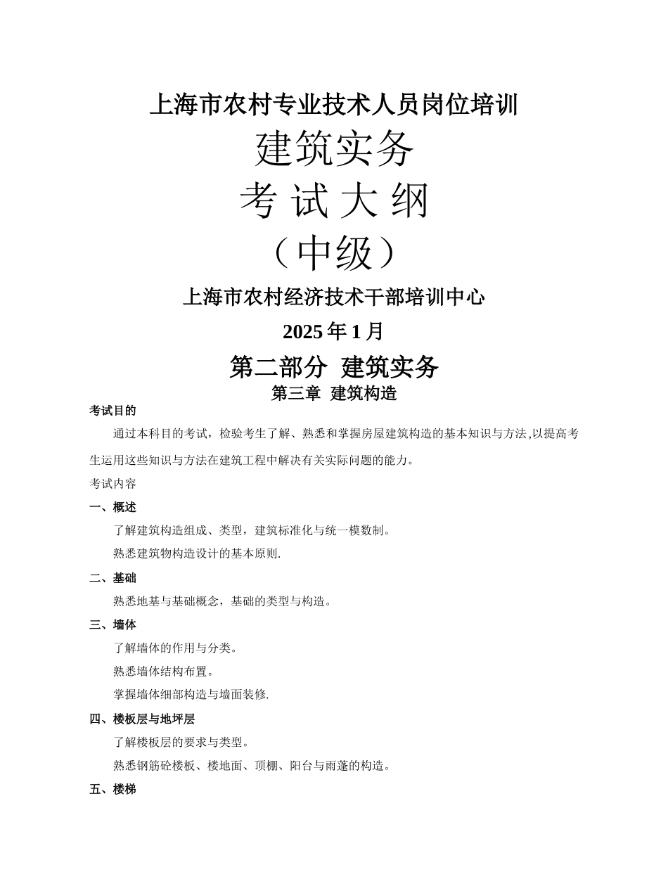 上海农村专业技术人员岗位培训_第1页